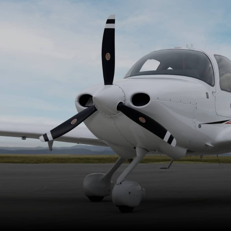 Hartzell Propeller on front of aircraft